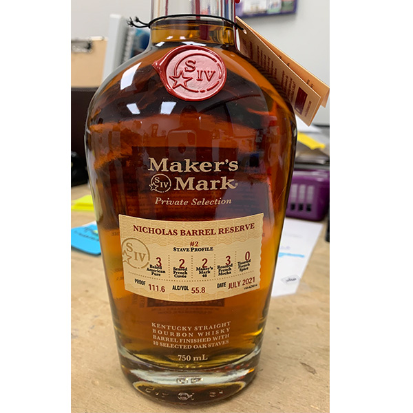 Makers Mark 109.4 Proof Private Barrel Select Kentucky Straight