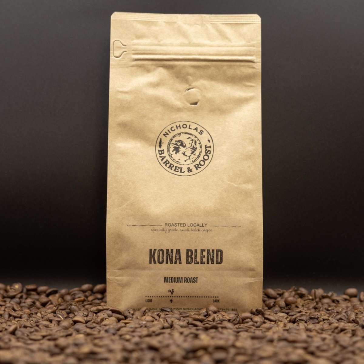 Nicholas Roost Roast Hawaiian Kona Coffee - Whole Bean