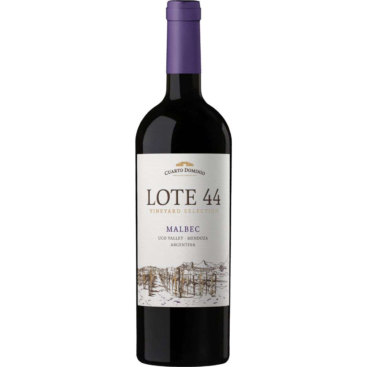 Cuarto Dominio Malbec 'Lote 44 Vineyard Selection' Mendoza 2023 (Case-Only Special)