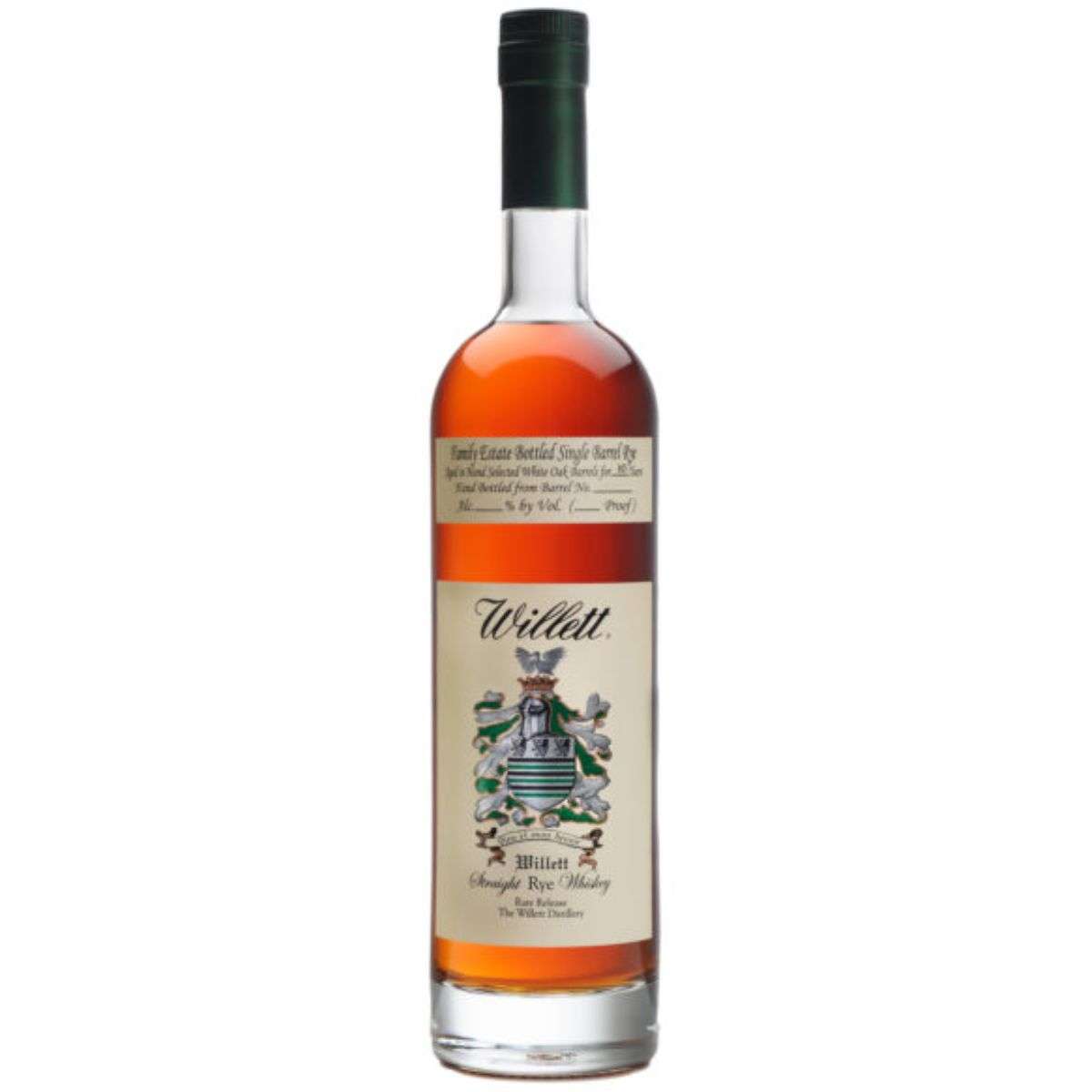 Willett Family 'Rare Release' 7-Year Straight Rye Whiskey