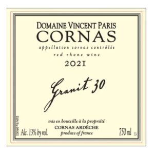 Vincent Paris Cornas Granit 30