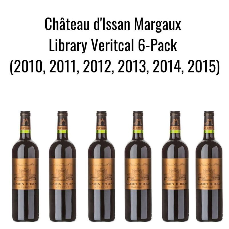 Chateau d'Issan Margaux Library Vertical 6-Pack (2010-2015 Vtgs.)