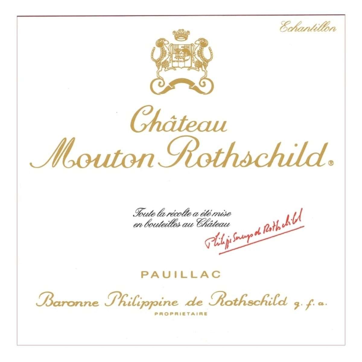 Chateau Mouton Rothschild Pauillac 2023 (May Pre-Arrival)