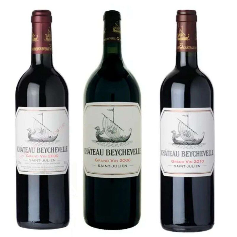 Chateau Beychevelle St. Julien Library 3-Pack (2000, 2006, 2010)