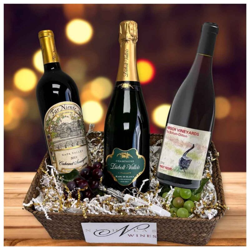 Nicholas Wines Gift Basket (Gold Collection)