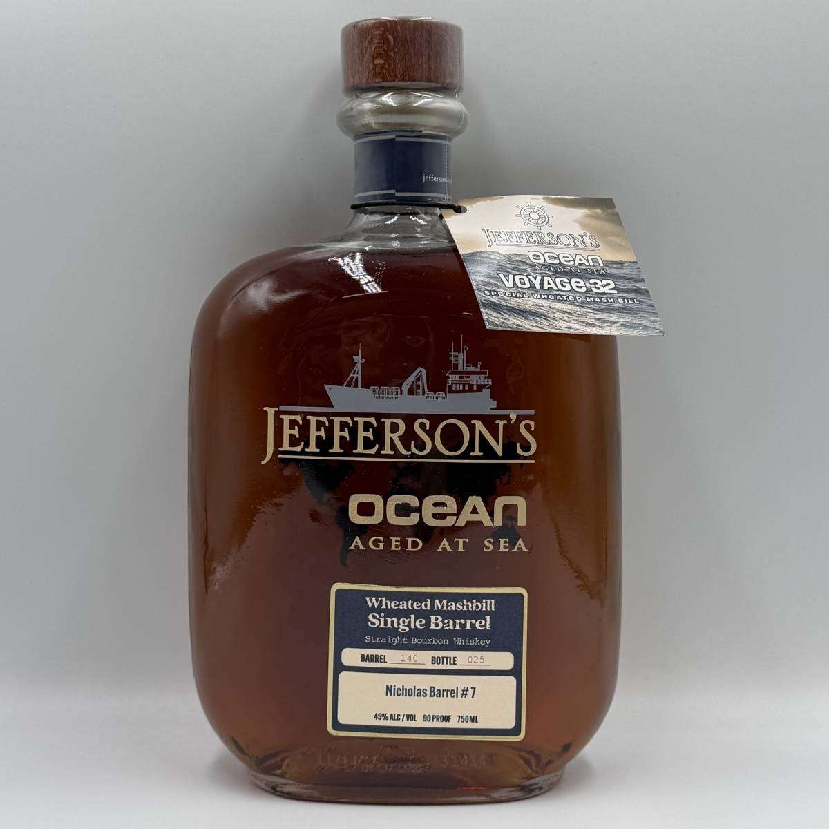 Jefferson's Ocean Wheated Nicholas Single Barrel Reserve Bourbon