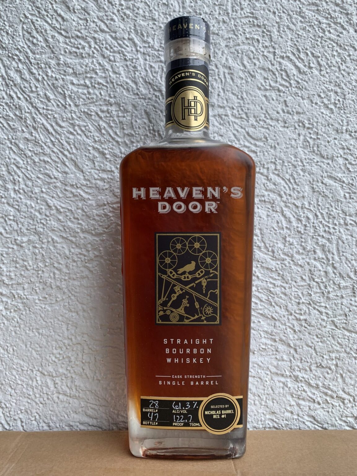 Heaven's Door Cask Strength Nicholas Single Barrel Bourbon Reserve 1