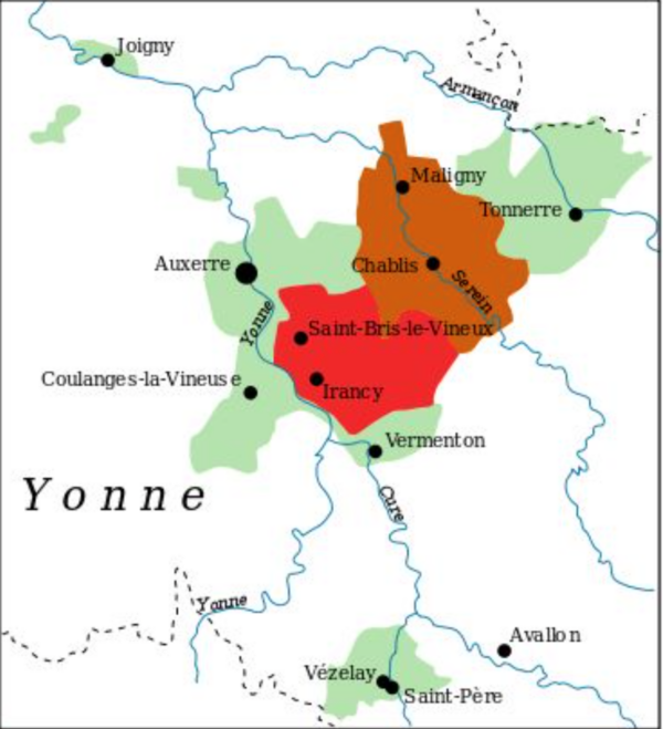 Saint-Bris/Burgundy Map
