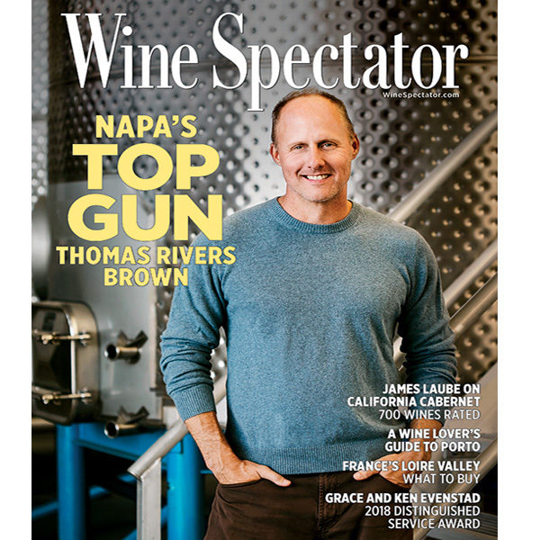 Wine Spectator Cover- Thomas Rivers Brown