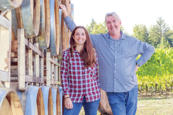 winemakers anne sery and laurent montalieu