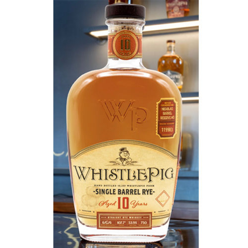 Whistle Pig 10Year Nicholas Single Barrel Reserve Rye Whiskey