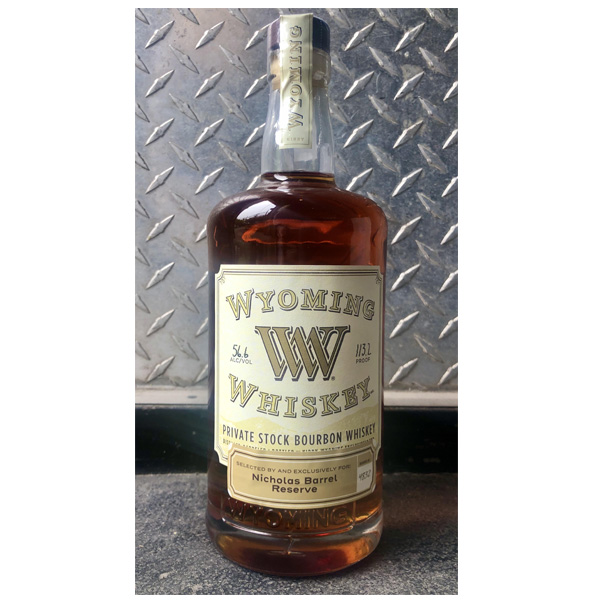 wyoming whiskey bottle